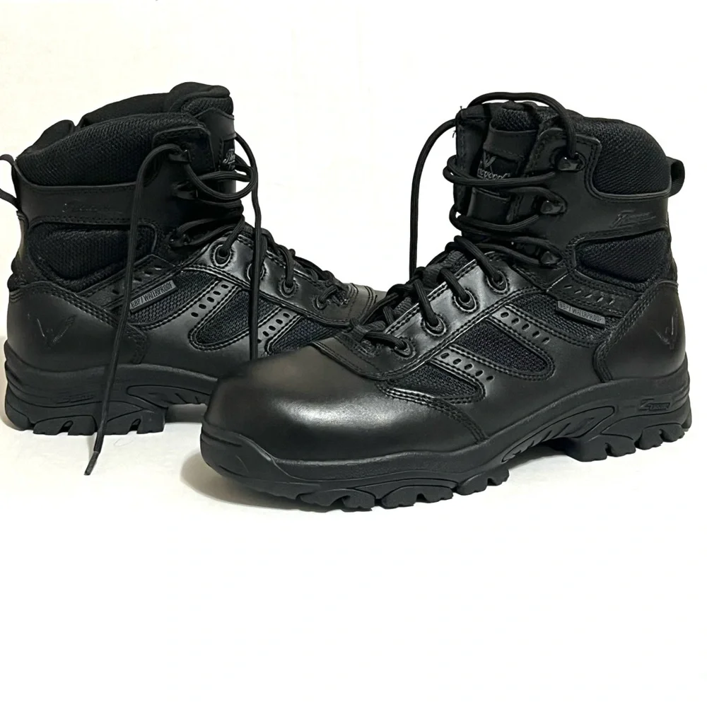 Thorogood Men Leather Side Zip Waterproof Boots